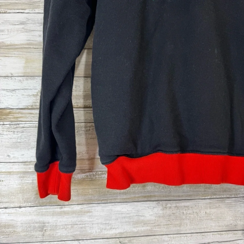 THE NORTH FACE Extreme Pullover Hoodie Black In Tnf Black/ Fiery Red/ Blue Small